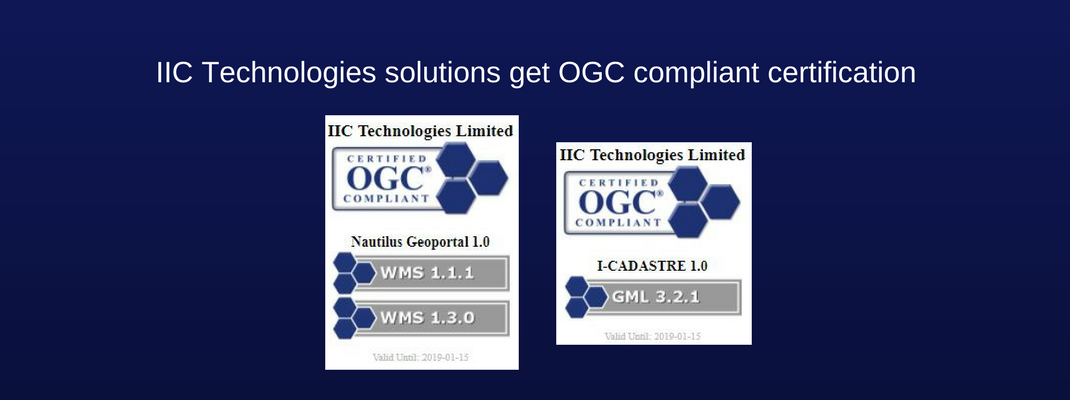 IIC Technologies solutions certified as OGC compliant