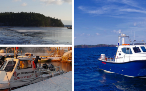 IIC Technologies bathymeteric survey vessels in Finland